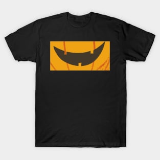 Halloween Carved Pumpkin Mouth (Black) T-Shirt